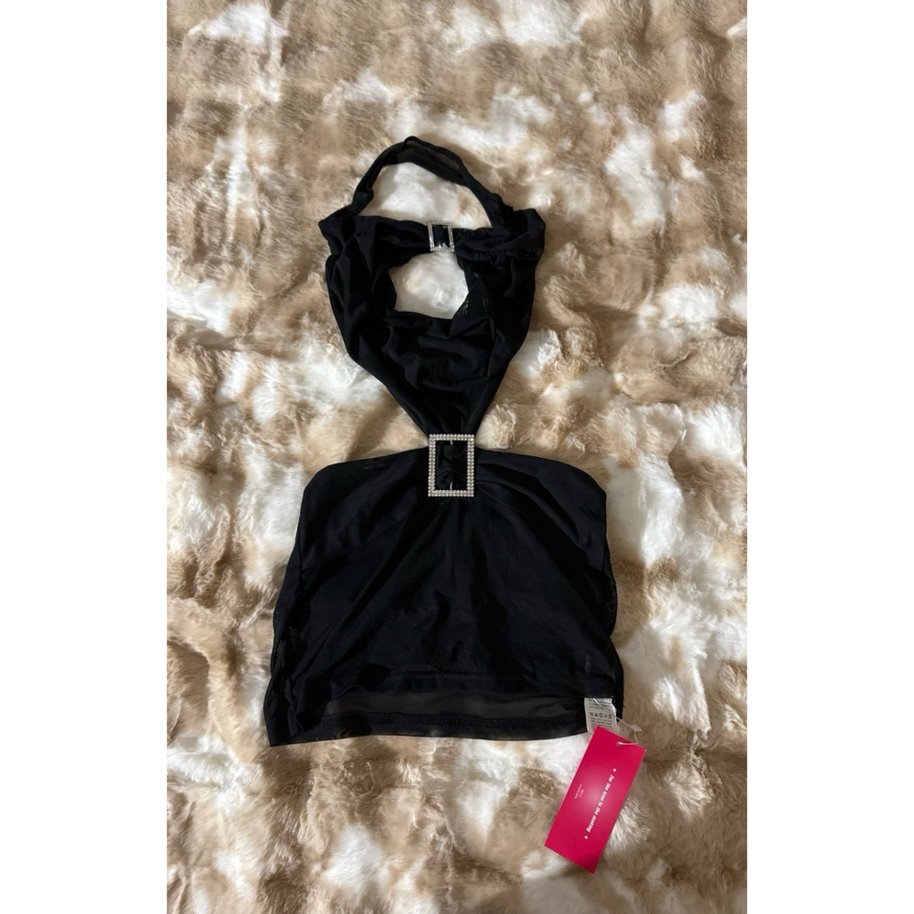 Black dress with undershorts